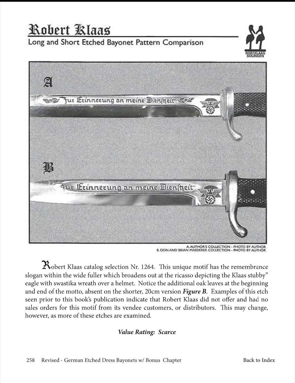 Robert Klaas Short – Single Etch – Klaas #1264 


This is another difficult etch for collectors to find in the collecting community. To my knowledge only Robt. Klaas produced and sold this etch in their own Showrooms