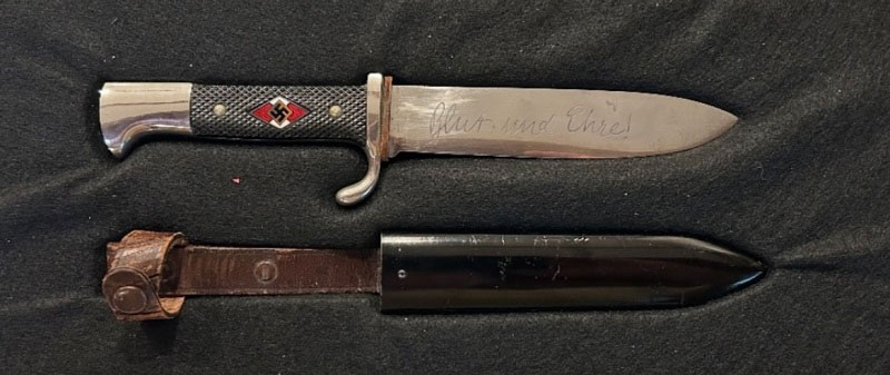 If you might have a Special Etched Dress Bayonet or two, I am now offering a beautiful Presentation Box so that you can add some visual enhancement as well as personal satisfaction in your bayonet display. All Presentation Boxes are handmade. Tops are hard to find Birds Eye Maple. Bottoms of Rare Tiger Maple (see pictures) and have a recessed interior covered in a black satin or felt to further increase the appearance of your bayonet* collectible.